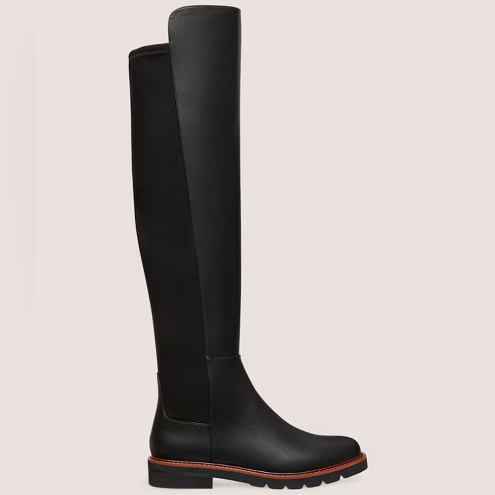 Stuart Weitzman Adrina City Boot in Black Leather - Picture 10 of 10